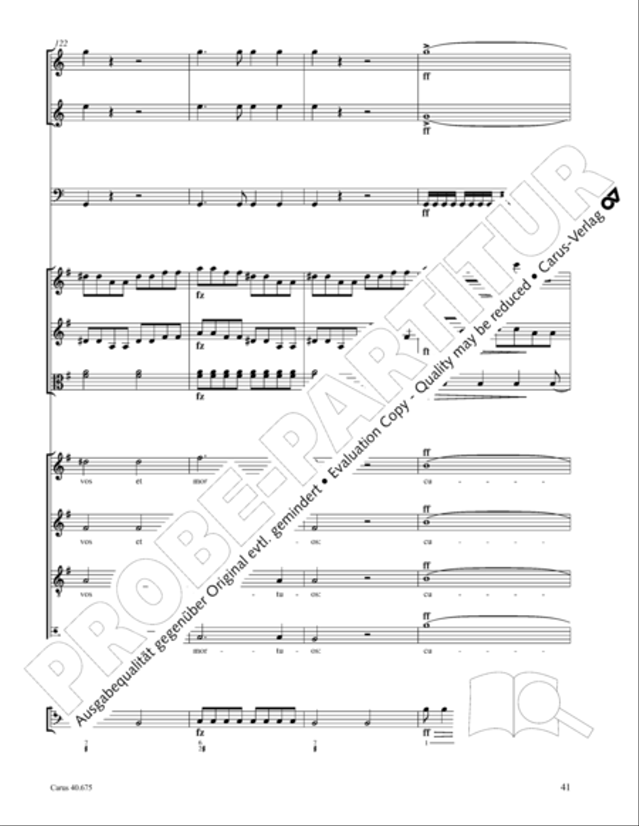 Mass in G Major STB scores gallery preview page 54