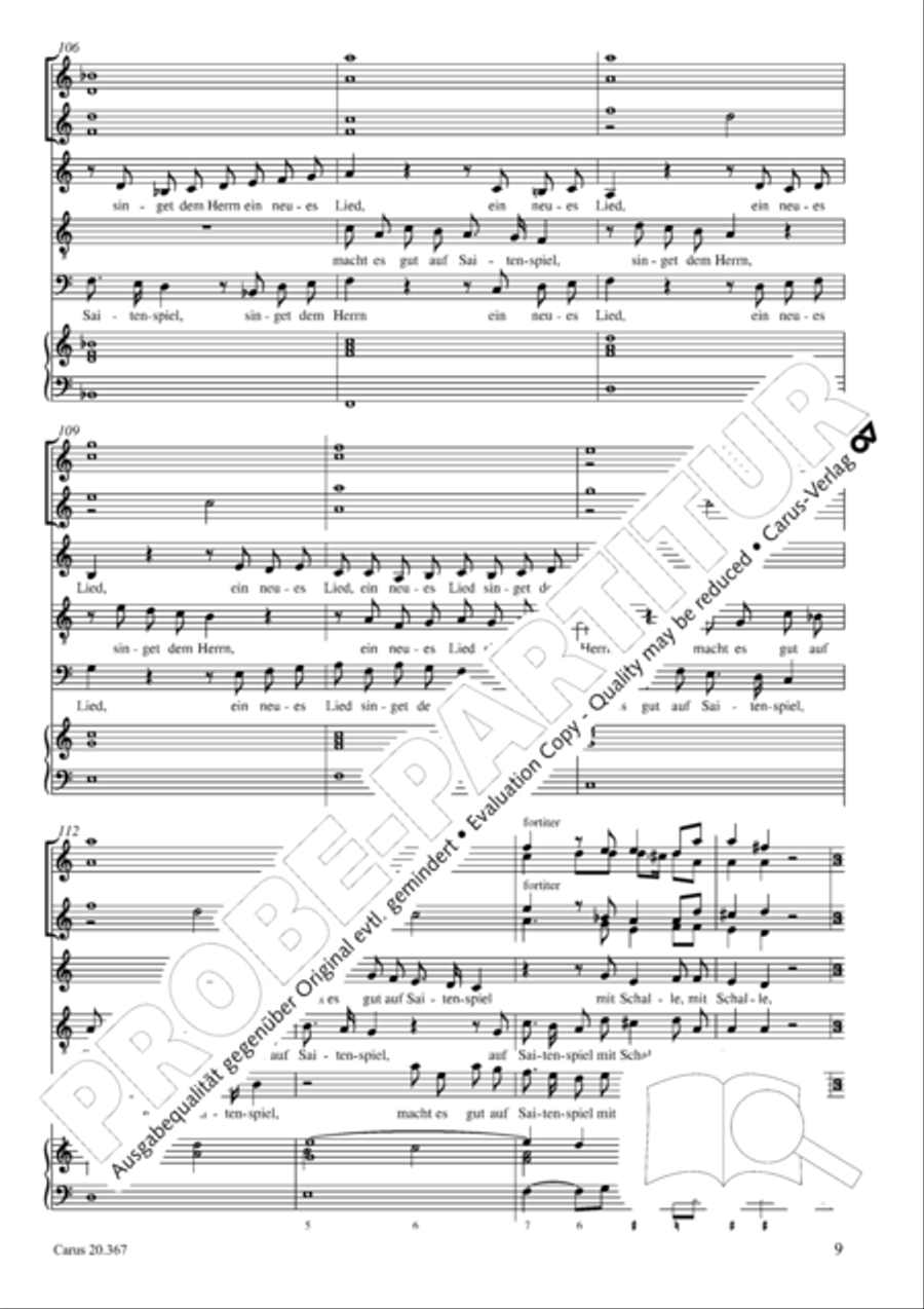Freuet euch des Herren, ihr Gerechten ATB scores gallery preview page 10