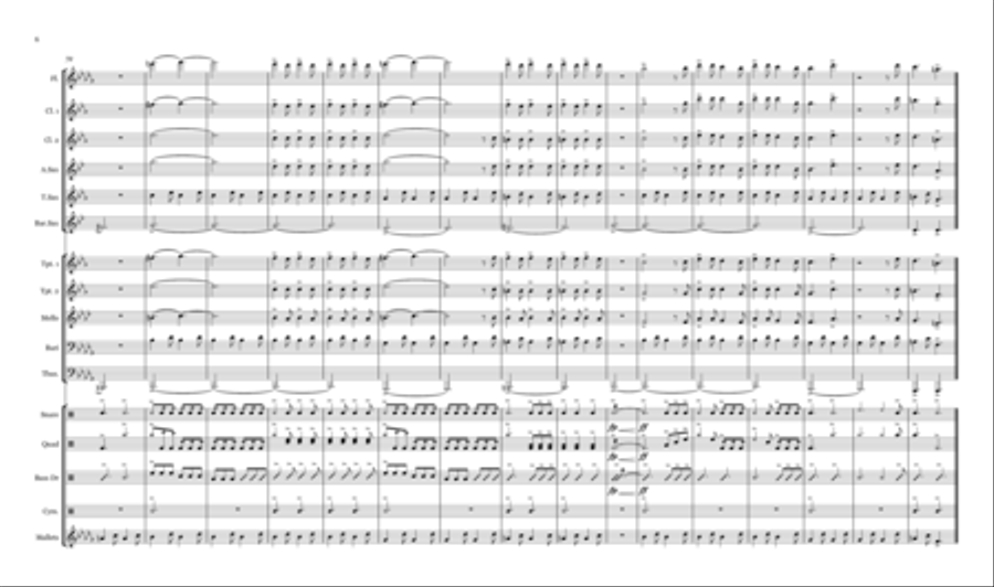 Believer Believer Marching Band scores gallery preview page 6