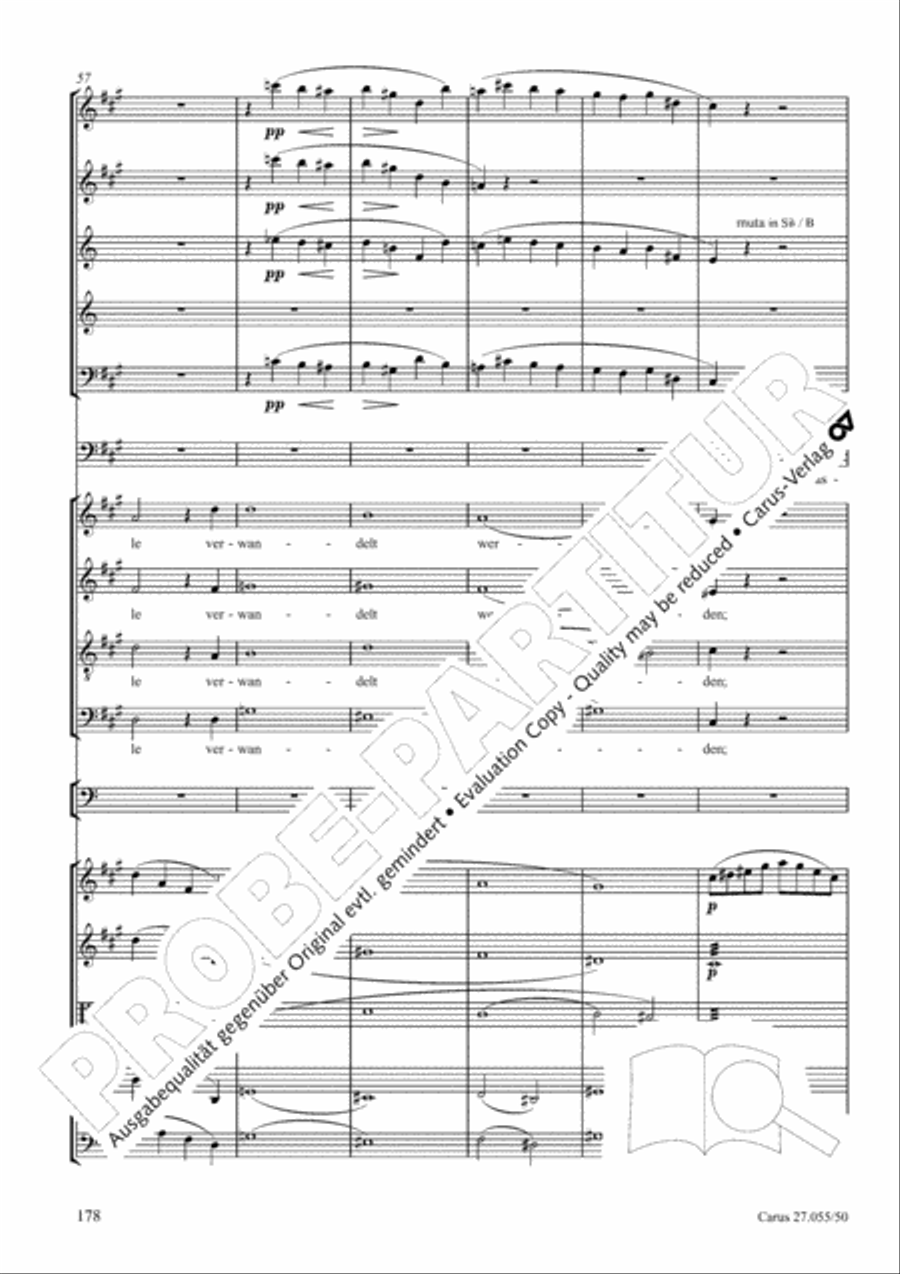 Ein Deutsches Requiem (German Requiem) 4-Part scores gallery preview page 185