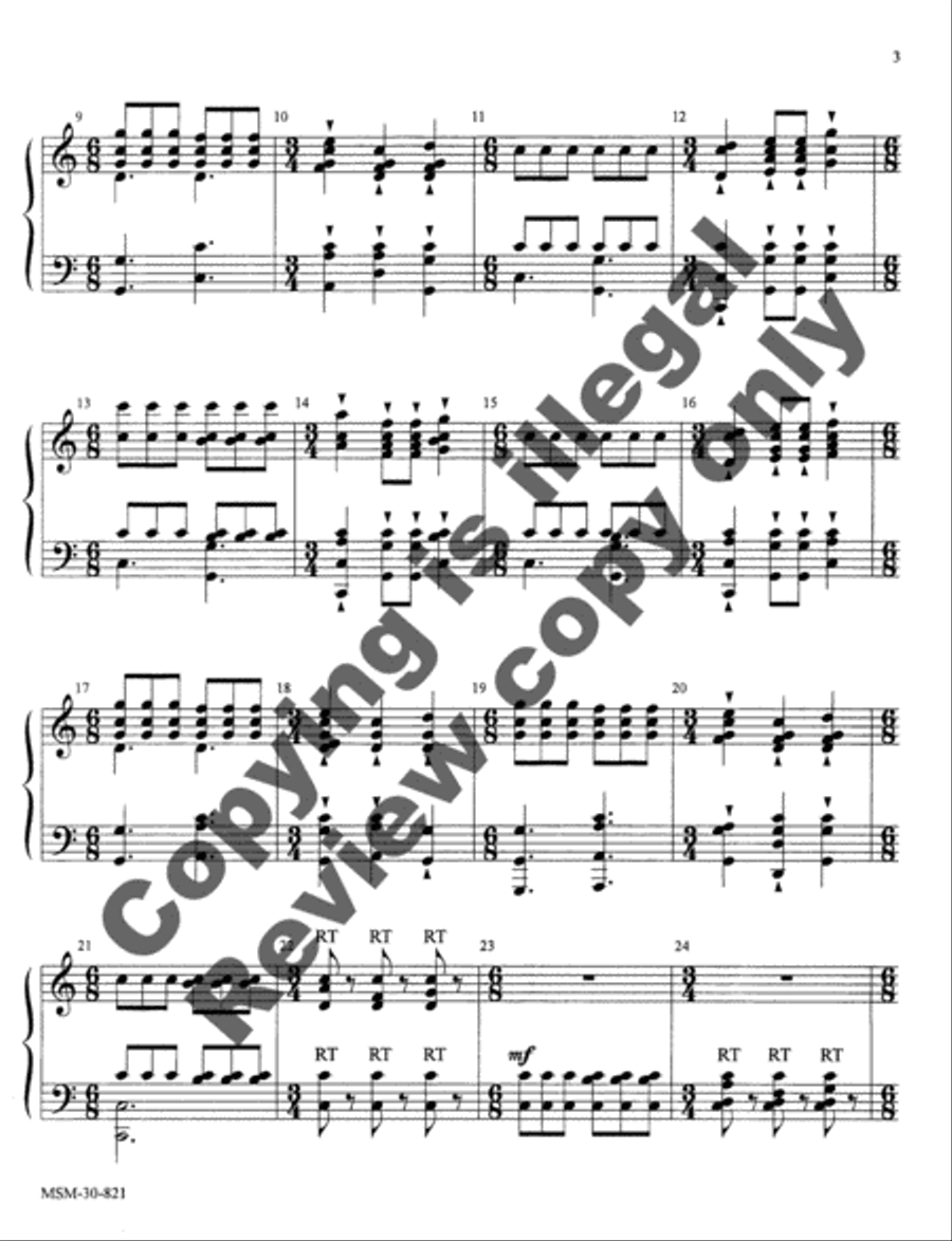 Kum Ba Yah Kum Ba Yah Handbell Choir scores gallery preview page 8