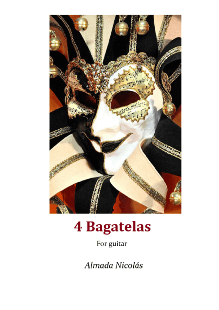 4 Bagatelas Guitar Solo scores gallery preview page 1