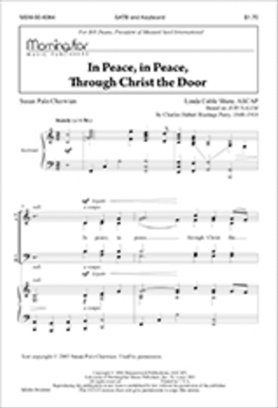 In Peace, in Peace, Through Christ the Door 4-Part scores gallery preview page 1