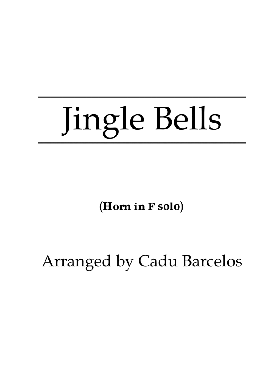 Jingle bells (Horn in F solo) Horn Solo scores gallery preview page 1