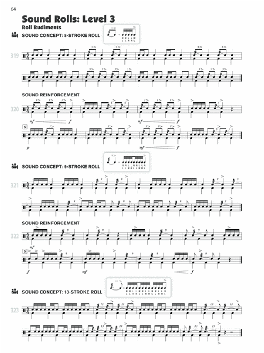 Sound Percussion (Snare/Bass Drum) Percussion Ensemble scores gallery preview page 4