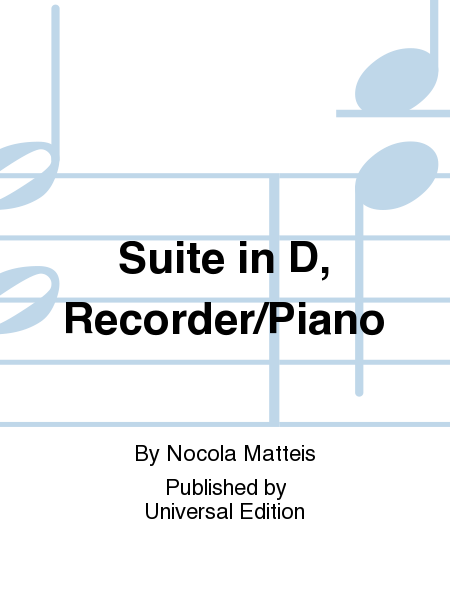 Suite in D, Recorder/Pf