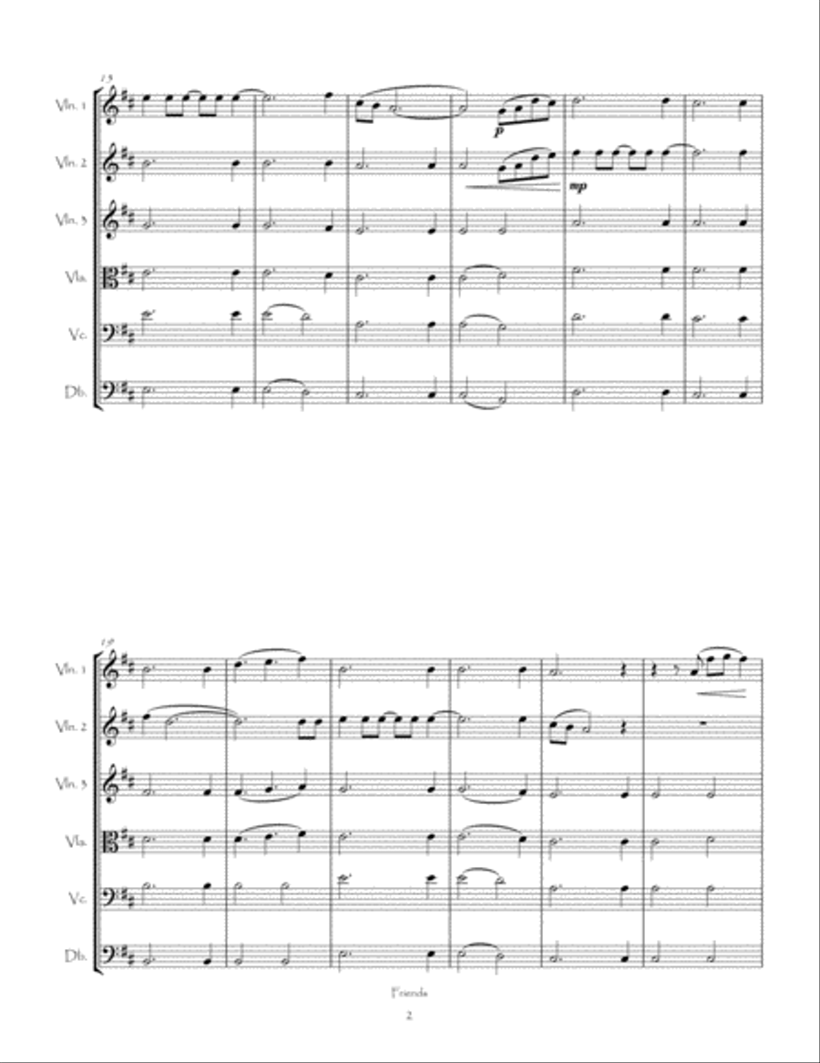 Friends String Orchestra scores gallery preview page 5