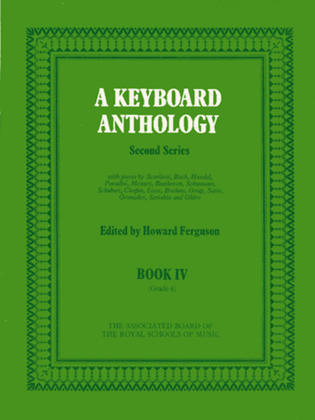 A Keyboard Anthology Second Series Book IV