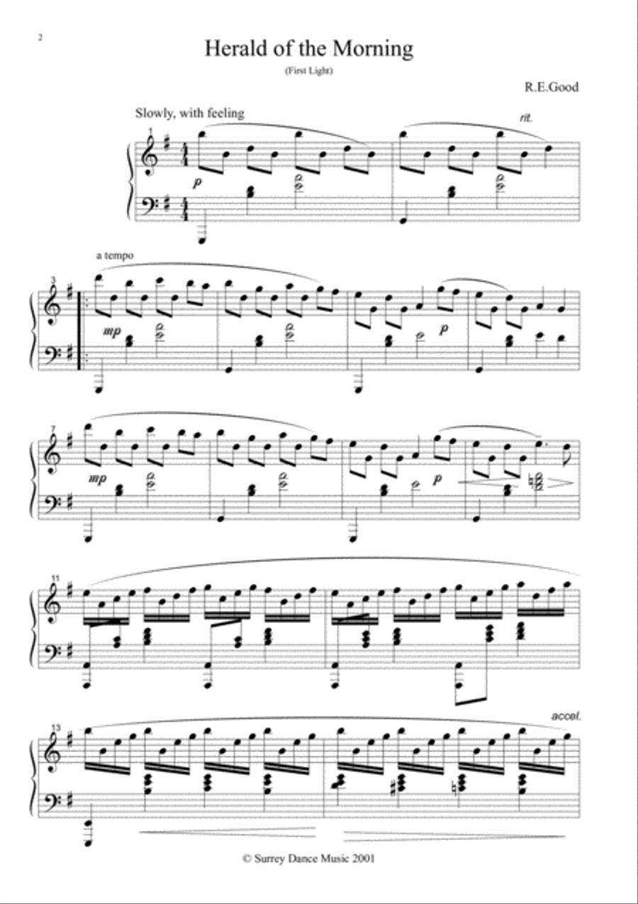 4 Piano Pieces for Valentine's Day Piano Solo scores gallery preview page 4