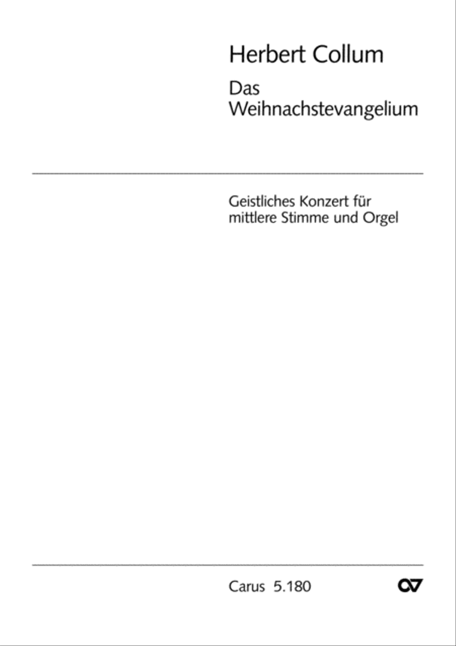 Das Weihnachtsevangelium Mezzo-Soprano Voice scores gallery preview page 2
