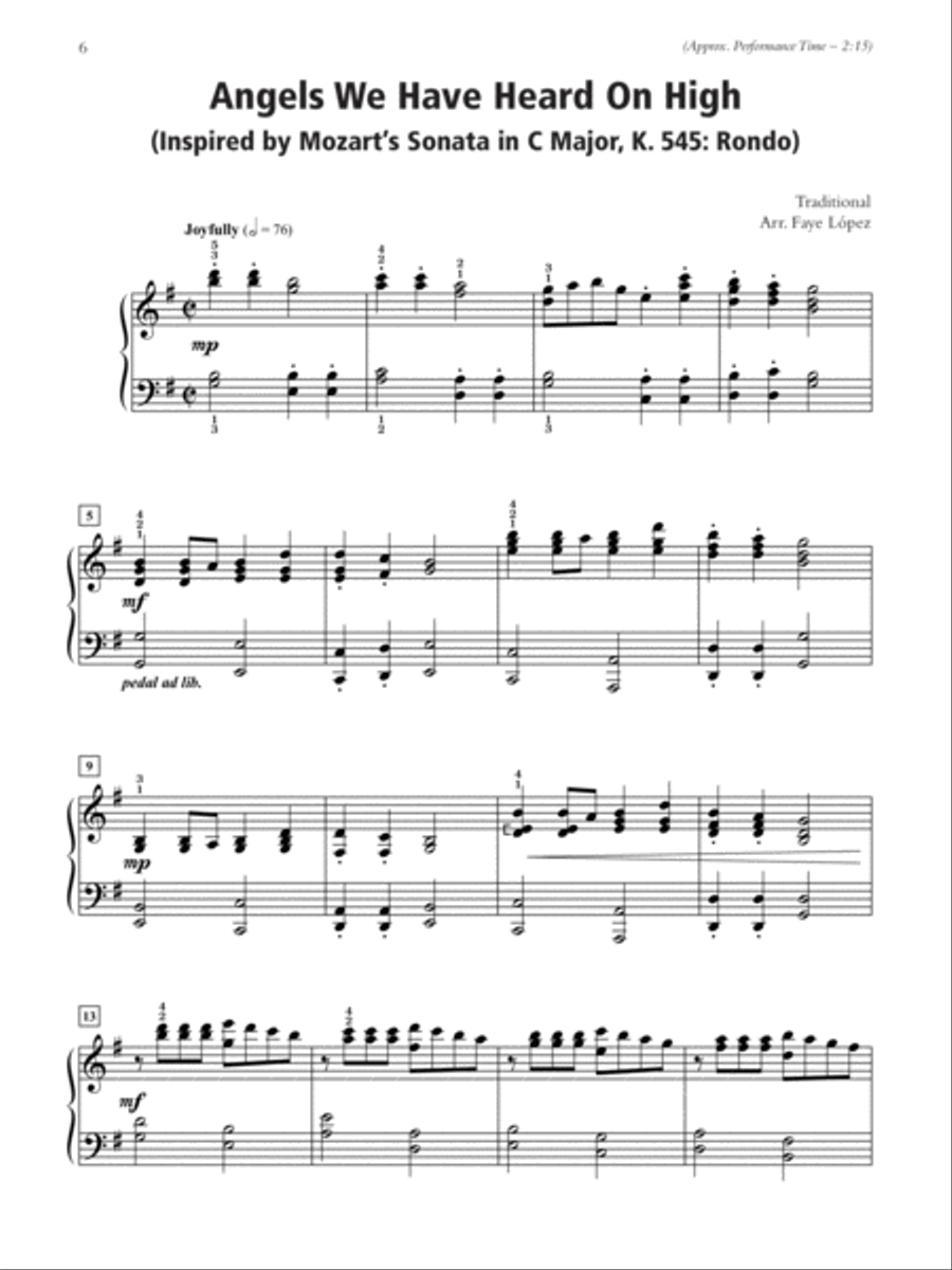 A Classical-Style Christmas Piano Solo scores gallery preview page 8
