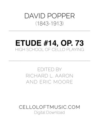 Popper (arr. Richard Aaron): Op. 73, Etude #14
