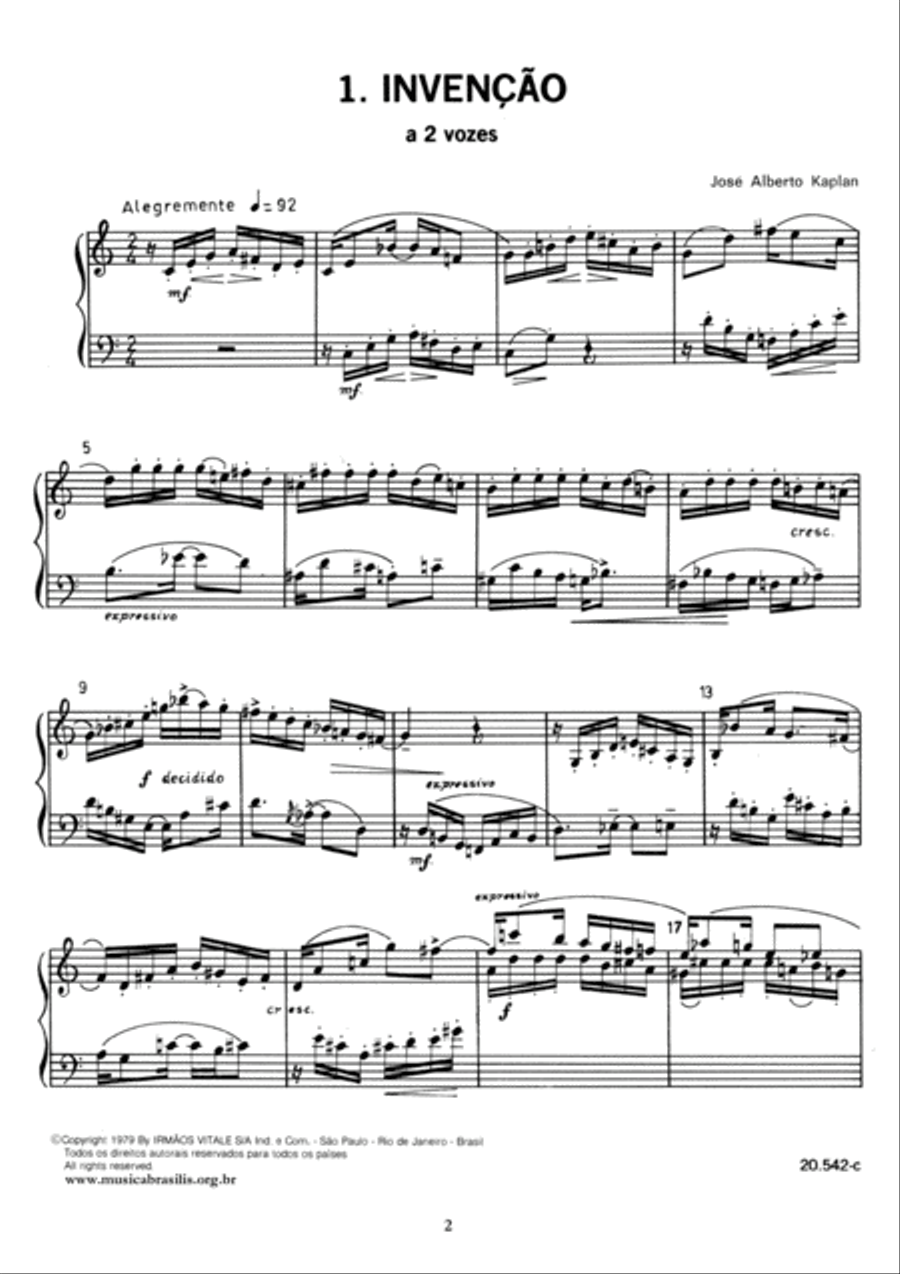 Suite mirim Piano Solo scores gallery preview page 4