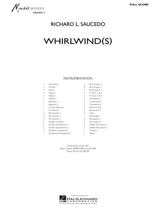 Book cover for Whirlwind(s) - Full Score