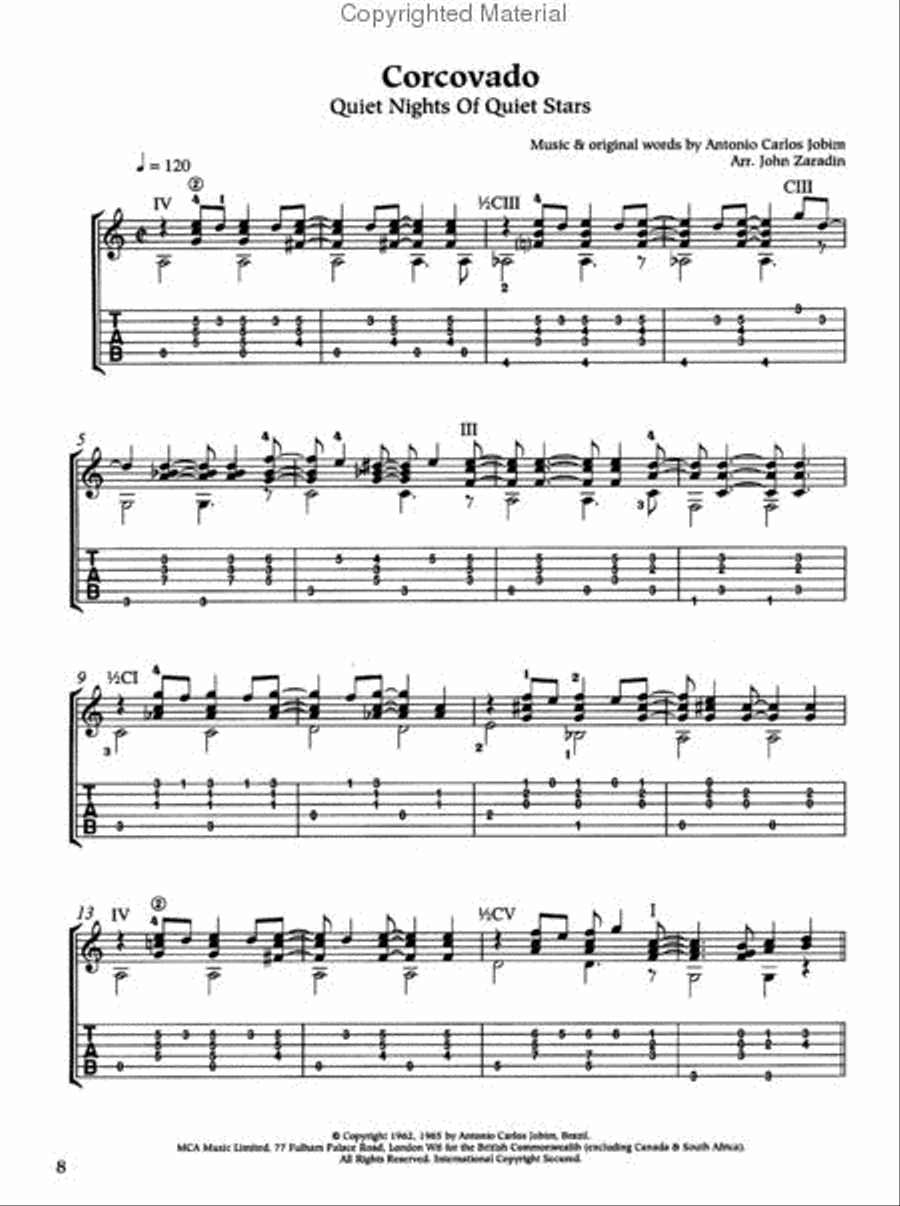 The Guitar Music of Brazil Electric Guitar scores gallery preview page 3