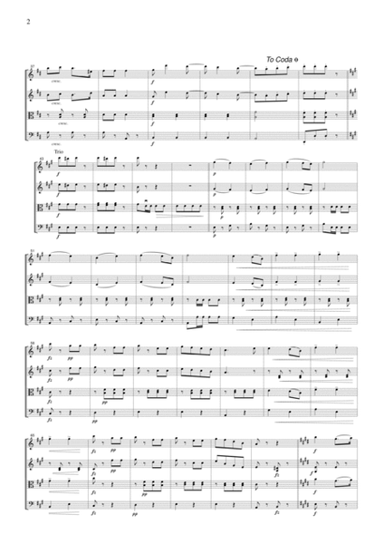 J.Strauss Tik-Tak Polka, for string quartet, CS110 image number null
