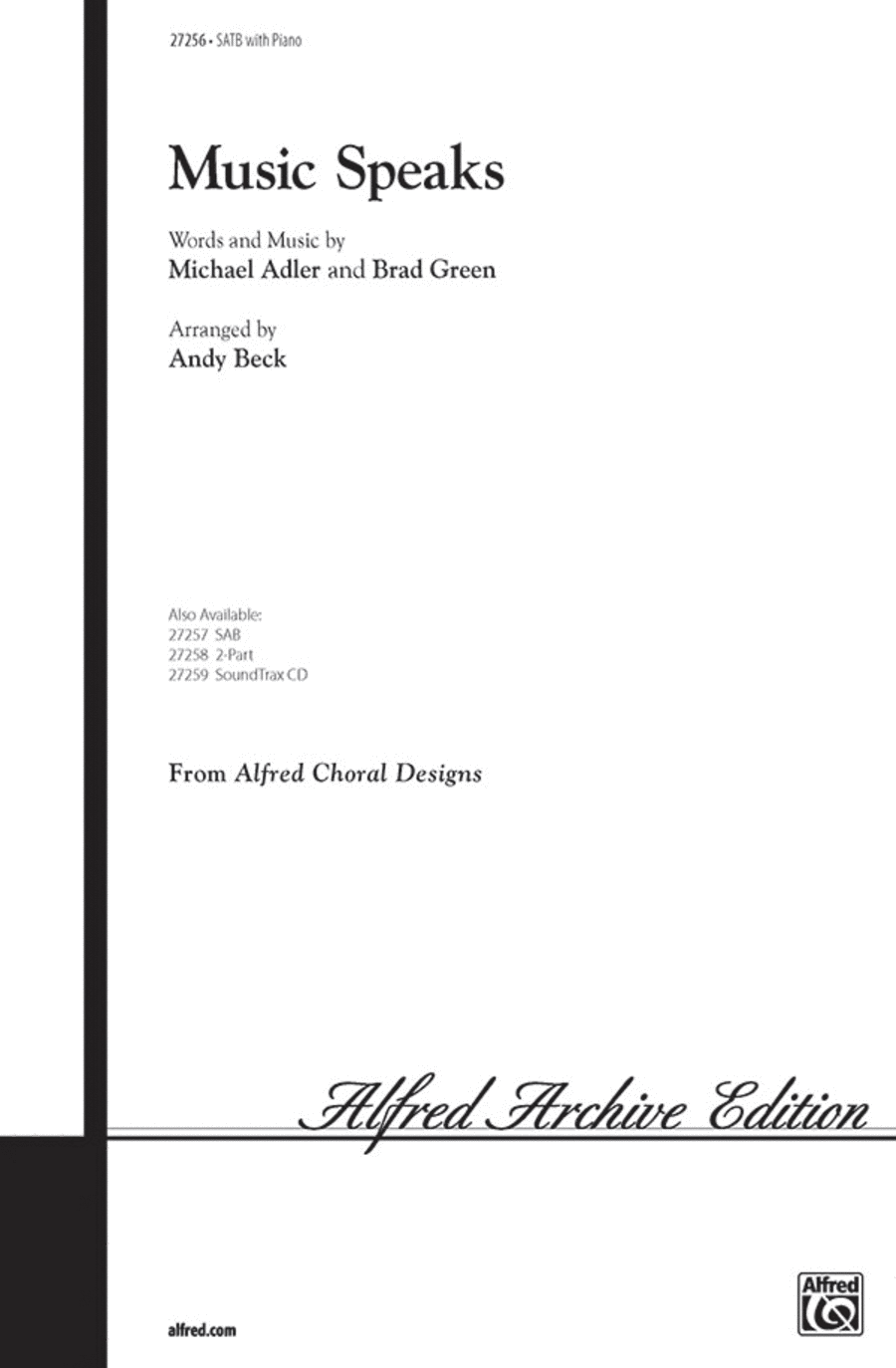 Music Speaks Music Speaks 4-Part scores gallery preview page 1