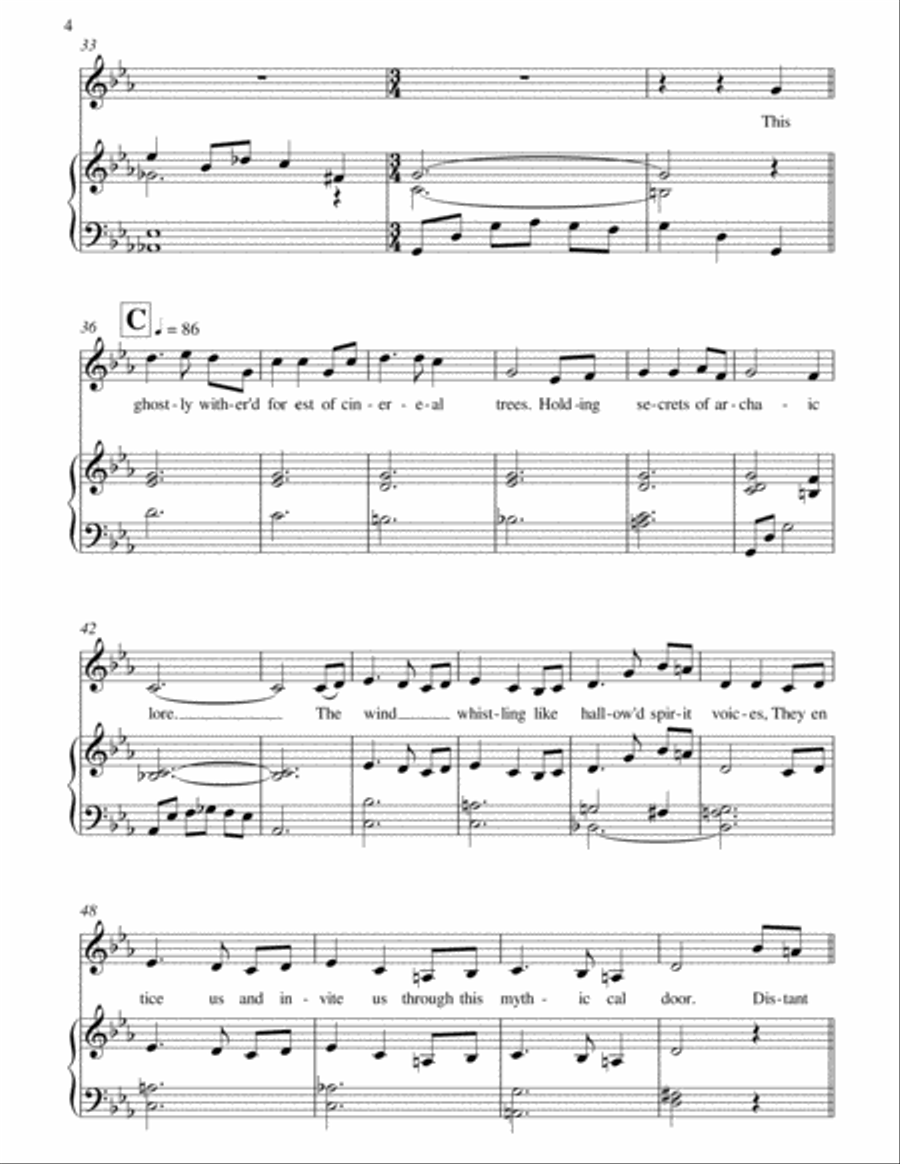 In the Shadow of Uluru Medium Voice scores gallery preview page 4