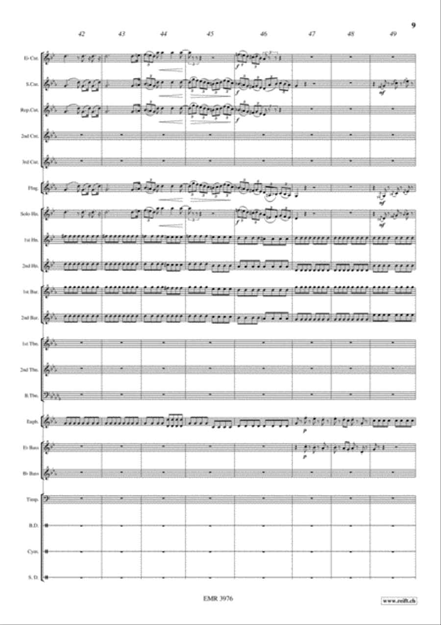Light Cavalry Light Cavalry Brass Band scores gallery preview page 10
