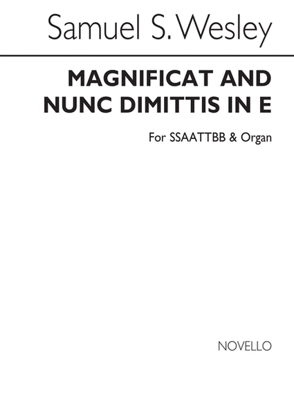 Magnificat And Nunc Dimittis In E image number null