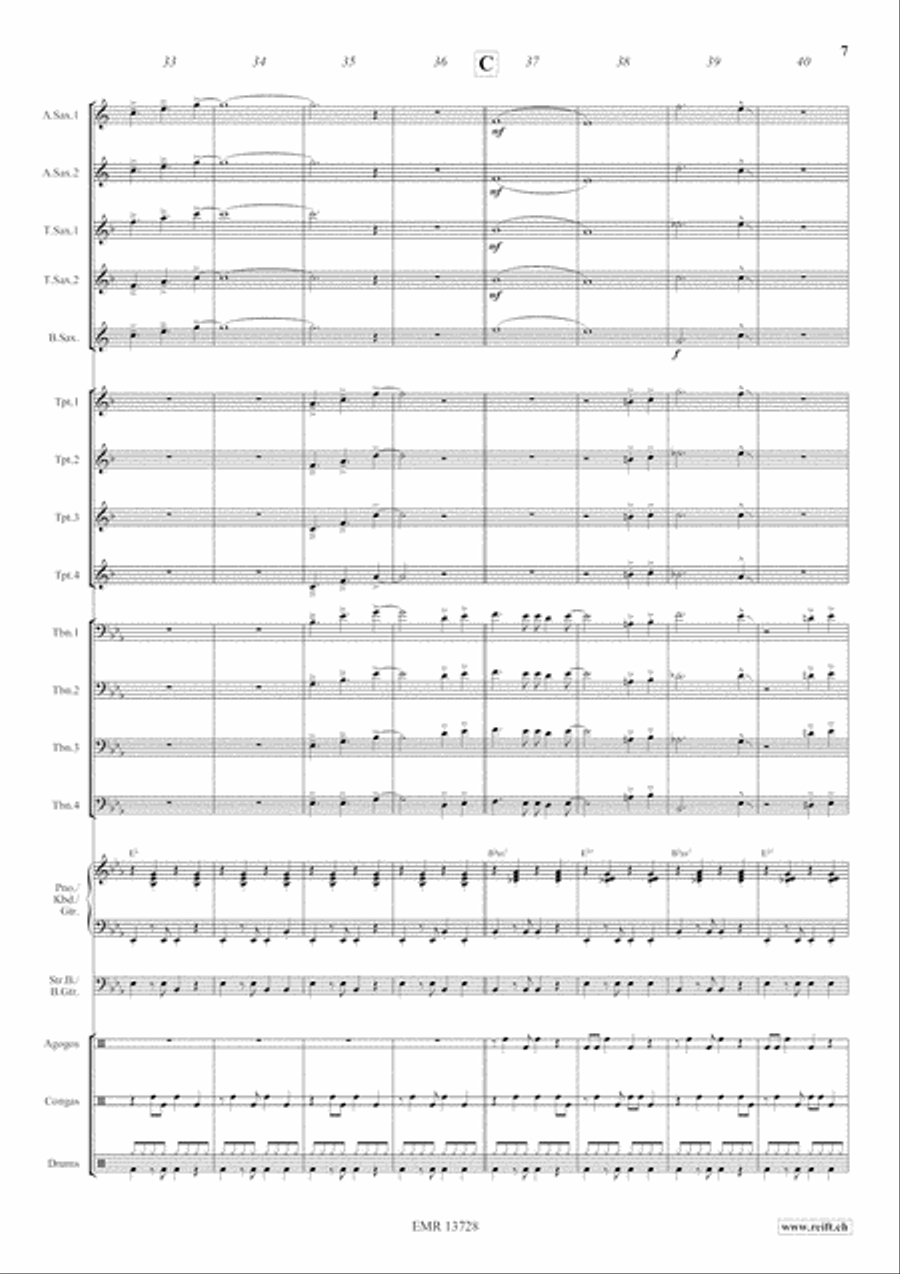 Aquarius Samba Big Band scores gallery preview page 8