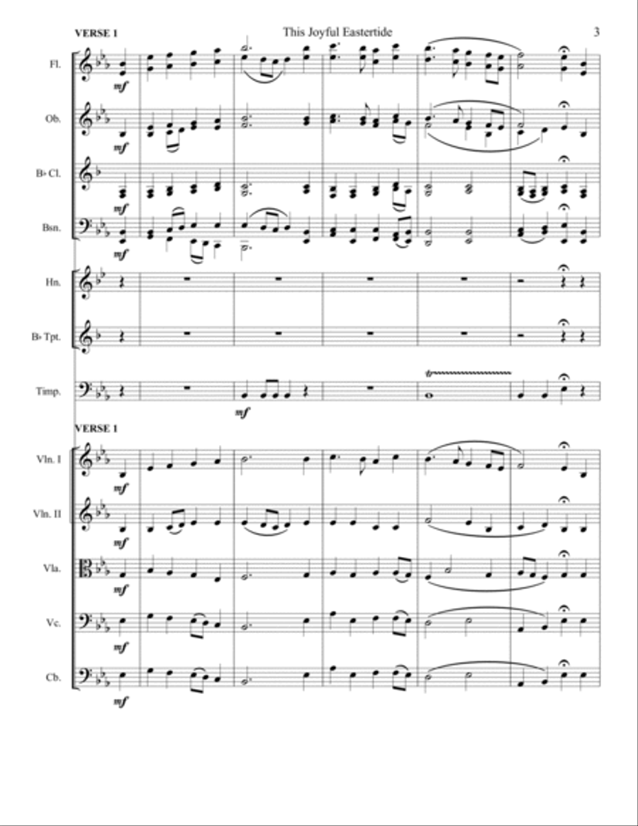 This Joyful Eastertide Full Orchestra scores gallery preview page 5