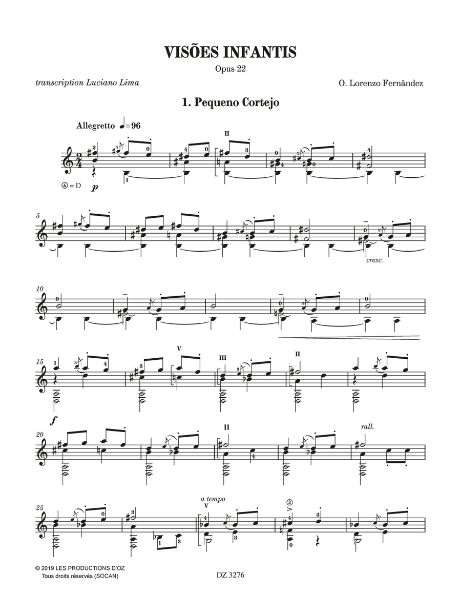 Visoes Infantis, Op. 22 Visoes Infantis, Op. 22 Classical Guitar scores gallery preview page 2