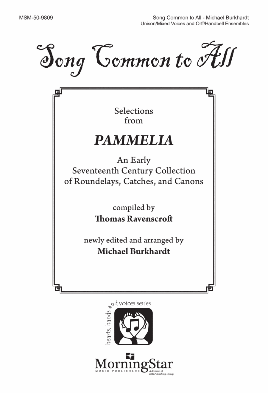 Song Common to All Song Common to All Unison Choir scores gallery preview page 1