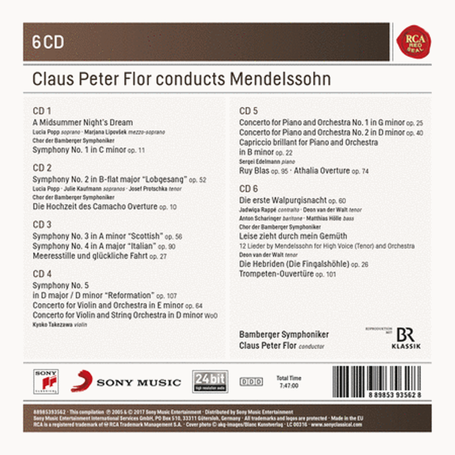 Claus-Peter Flor conducts Mendelssohn [Box Set]