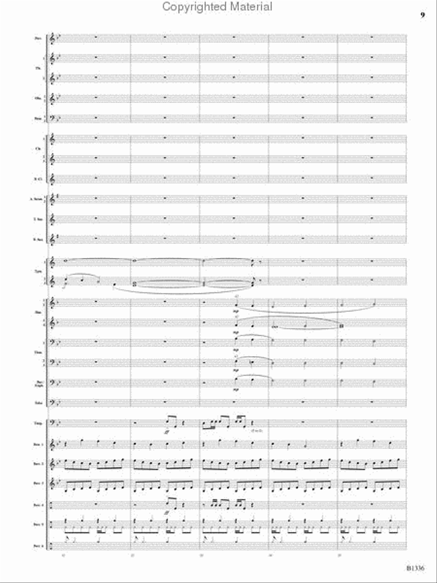 Dreams and Proclamations Concert Band scores gallery preview page 8