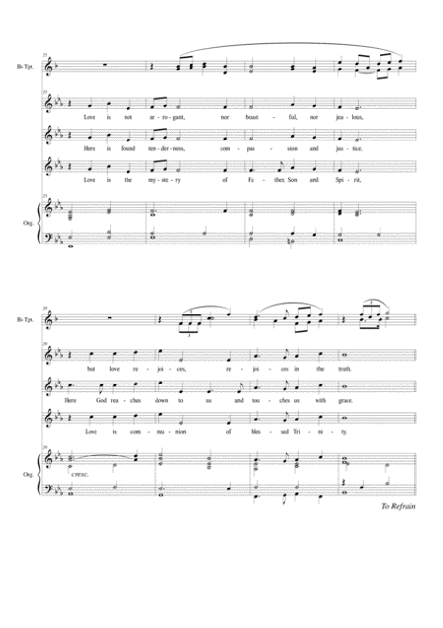 A Joy for All the Earth 4-Part scores gallery preview page 4