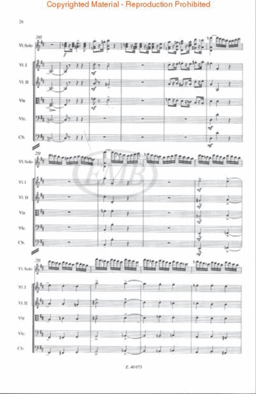 Concerto for Violin and Orchestra, Op. 77