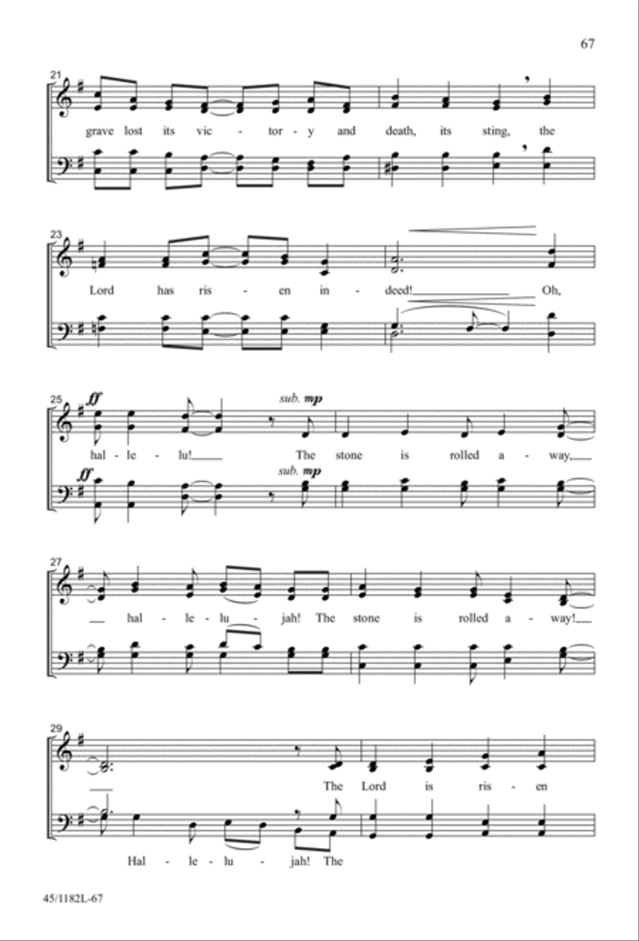 All Around A Cappella 4-Part scores gallery preview page 49