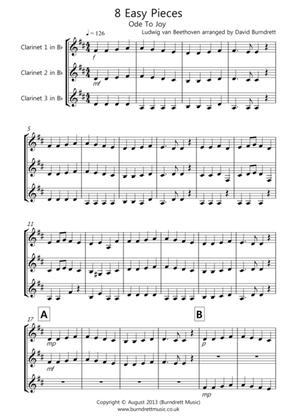 8 Easy Trios, For Clarinet