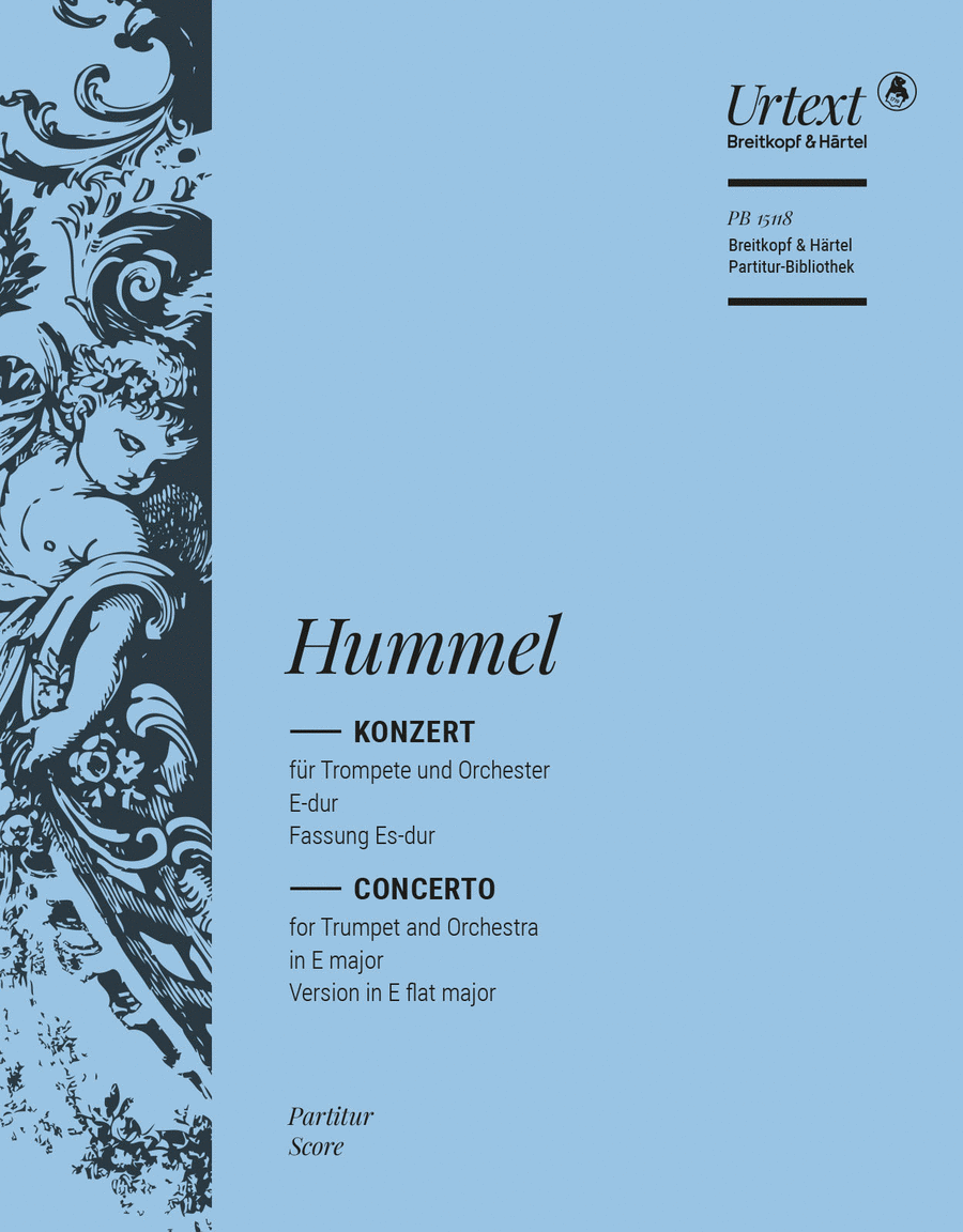 Trumpet Concerto in E major Orchestra scores gallery preview page 1