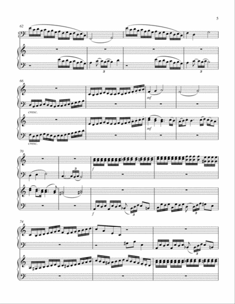 Duet for any Two Keyboards Piano scores gallery preview page 5