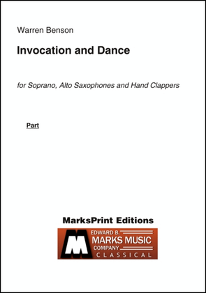 Book cover for Invocation and Dance