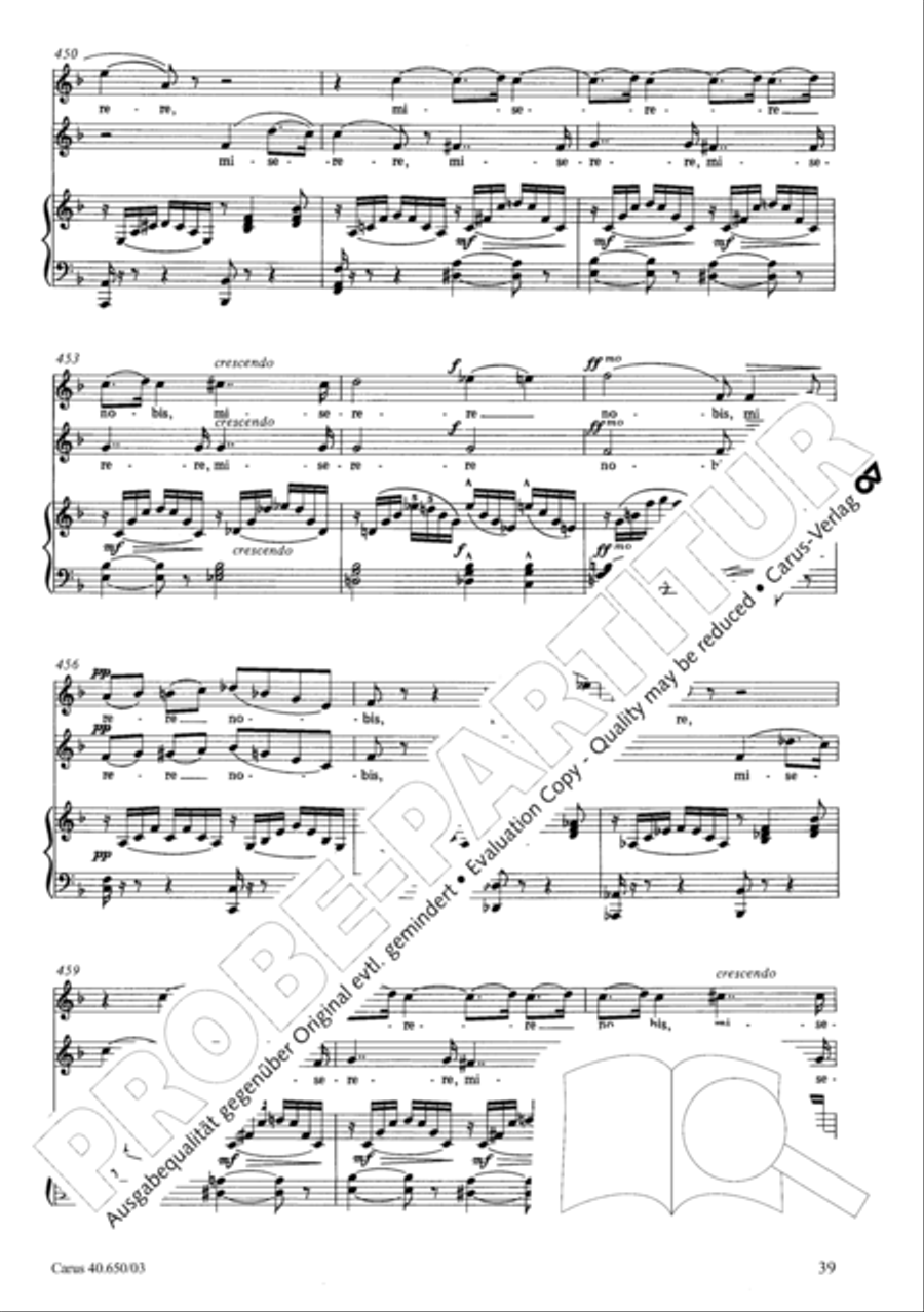Petite Messe solennelle Petite Messe solennelle 4-Part scores gallery preview page 42