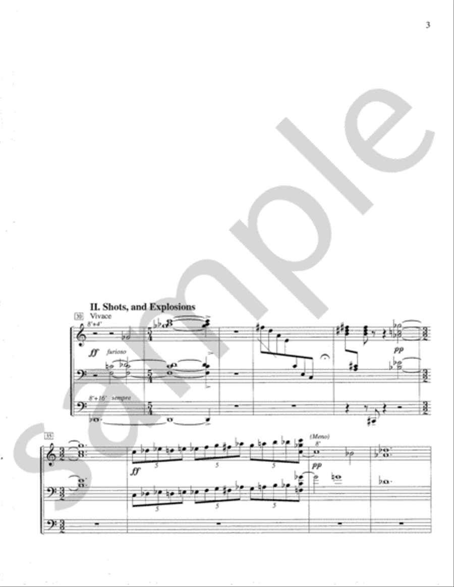 War and Peace Organ Solo scores gallery preview page 5