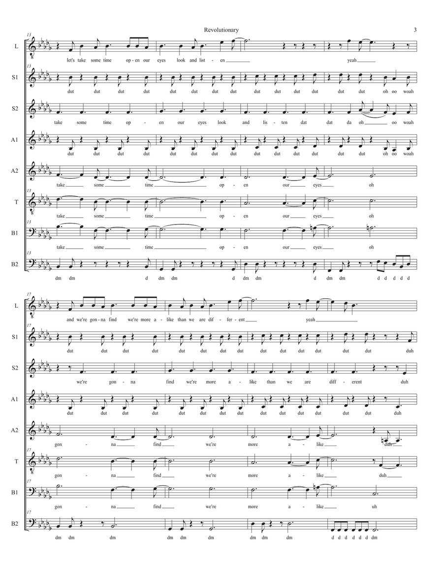 Revolutionary Revolutionary Divisi scores gallery preview page 3