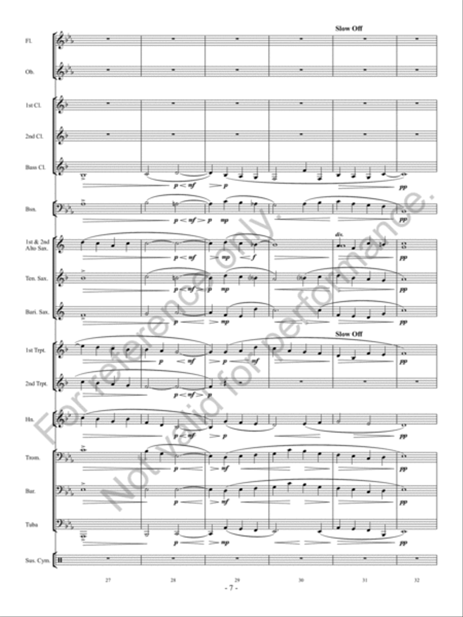 Irish Tune From County Derry Concert Band scores gallery preview page 8