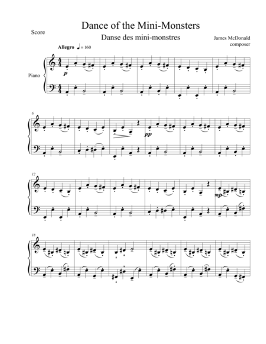 Dance of the Mini-Monsters Piano Method scores gallery preview page 2