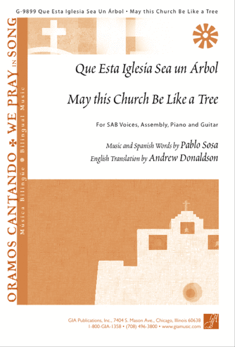 Que Esta Iglesia Sea Un Árbol / May This Church Be Like a Tree 3-Part scores gallery preview page 1