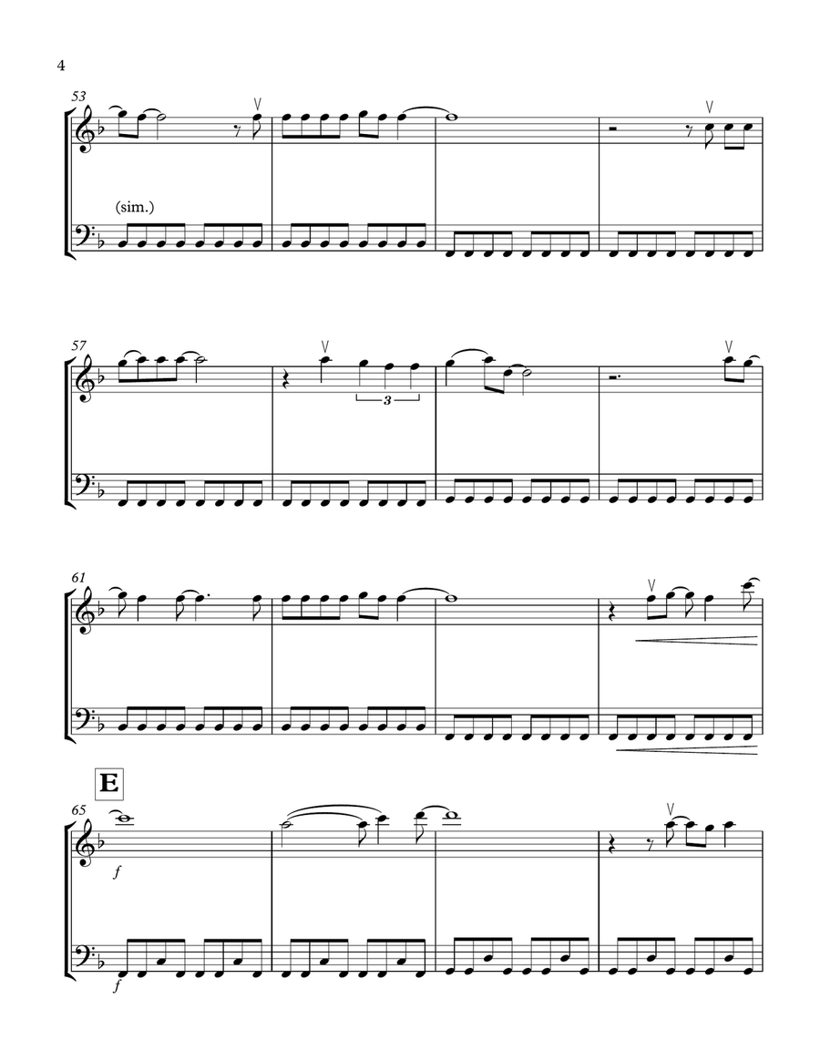 Marry You String Duet scores gallery preview page 4