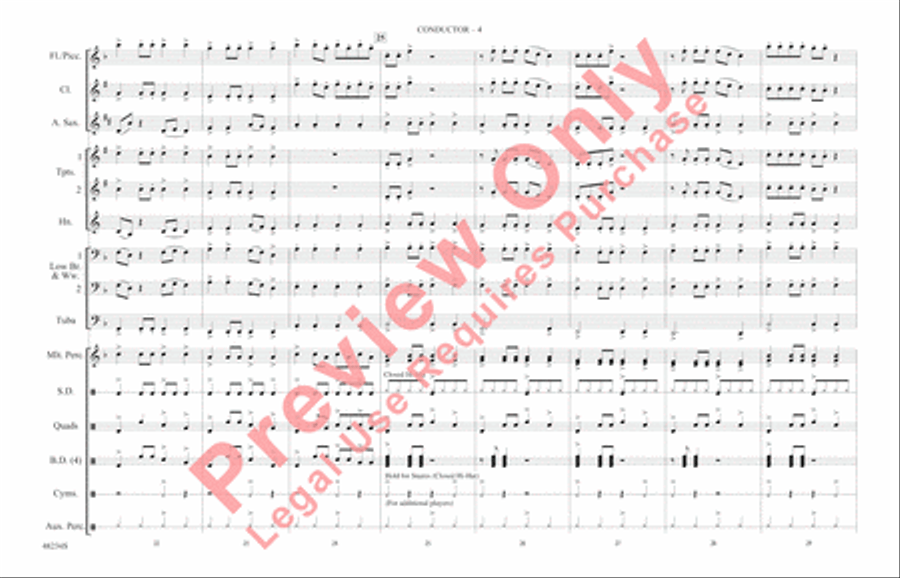 High Hopes Marching Band scores gallery preview page 5