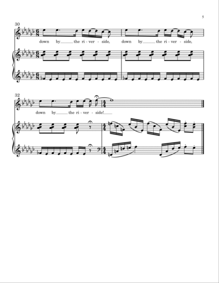 The Retellings of Death High Voice scores gallery preview page 6