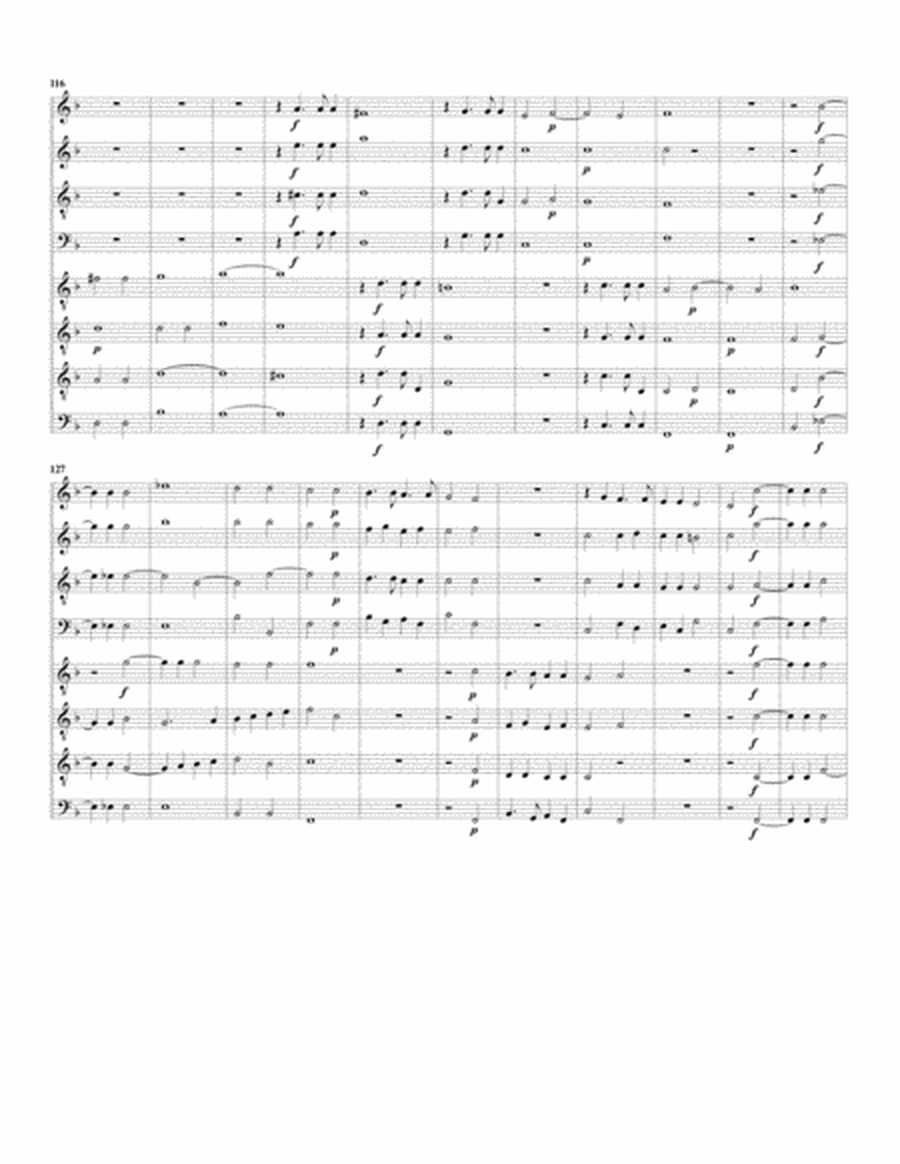 Sonata no.33 "Pian e forte" a8 (1597) (arrangement for 8 recorders)