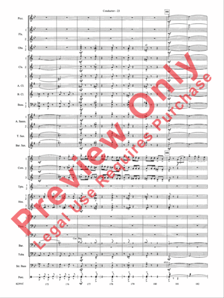 Bugler's Holiday Bugler's Holiday Concert Band scores gallery preview page 26