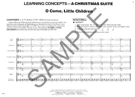 A Christmas Suite Concert Band - Sheet Music