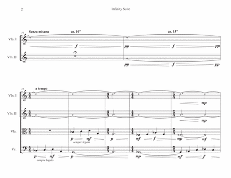 Infinity Suite for String Quartet image number null